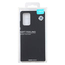 For Samsung Galaxy Note20 GOOSPERY SOFT FEELING Liquid TPU Drop-proof Soft Case(Black)