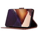 For Samsung Galaxy Note 20 Ultra Copper Buckle Retro Crazy Horse Texture Horizontal Flip Leather Case with Holder & Card Slots & Wallet(Brown)