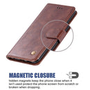 For Samsung Galaxy Note 20 Ultra Copper Buckle Retro Crazy Horse Texture Horizontal Flip Leather Case with Holder & Card Slots & Wallet(Brown)