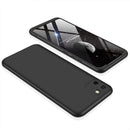 For OPPO Realme C11 GKK Three Stage Splicing Full Coverage PC Protective Case(Black)