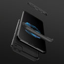 For OPPO Realme C11 GKK Three Stage Splicing Full Coverage PC Protective Case(Black)