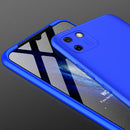 For OPPO Realme C11 GKK Three Stage Splicing Full Coverage PC Protective Case(Blue)