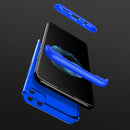 For OPPO Realme C11 GKK Three Stage Splicing Full Coverage PC Protective Case(Blue)
