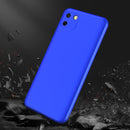 For OPPO Realme C11 GKK Three Stage Splicing Full Coverage PC Protective Case(Blue)