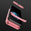 For Xiaomi Redmi 9A GKK Three Stage Splicing Full Coverage PC Protective Case(Rose Gold)