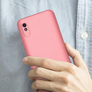 For Xiaomi Redmi 9A GKK Three Stage Splicing Full Coverage PC Protective Case(Rose Gold)