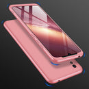 For Xiaomi Redmi 9A GKK Three Stage Splicing Full Coverage PC Protective Case(Rose Gold)
