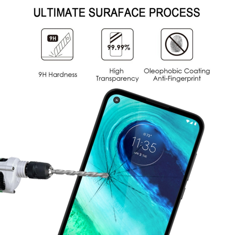 For Motorola Moto G Fast Full Glue Full Screen Tempered Glass Film