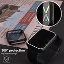 For OPPO Watch 41mm Smart Watch TPU Protective Case, Color:Black+Red