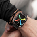 For OPPO Watch 41mm Smart Watch TPU Protective Case, Color:Black+Red