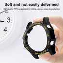 For Huawei Watch GT2 46mm Smart Watch TPU Protective Case, Color:Black+Gold