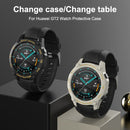 For Huawei Watch GT2 46mm Smart Watch TPU Protective Case, Color:Black+Gold