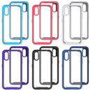 For Samsung Galaxy A01 Shockproof Starry Sky PC + TPU Protective Case(Red)