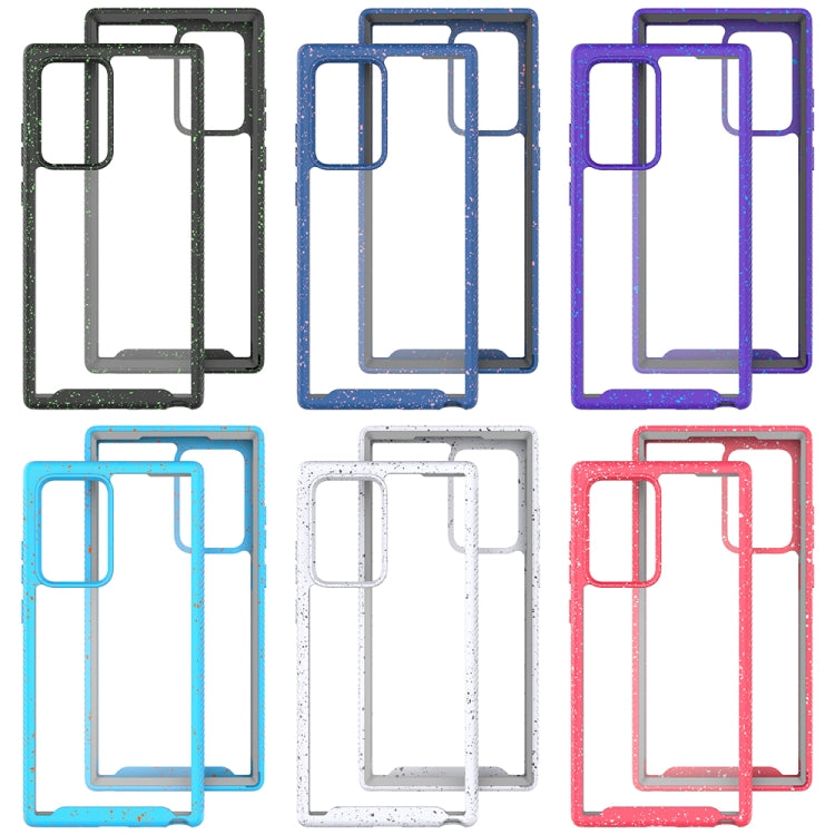 For Samsung Galaxy Note20 Ultra Shockproof Starry Sky PC + TPU Protective Case(Black)