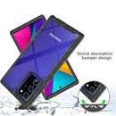 For Samsung Galaxy Note20 Ultra Shockproof Starry Sky PC + TPU Protective Case(Black)