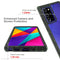 For Samsung Galaxy Note20 Ultra Shockproof Starry Sky PC + TPU Protective Case(Black)