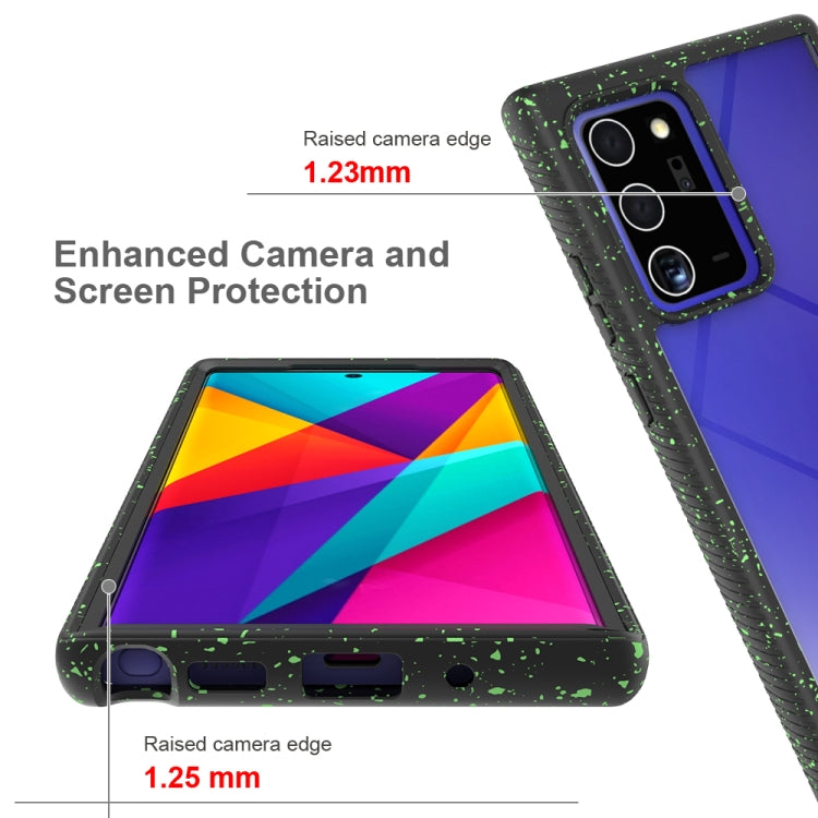 For Samsung Galaxy Note20 Ultra Shockproof Starry Sky PC + TPU Protective Case(Black)