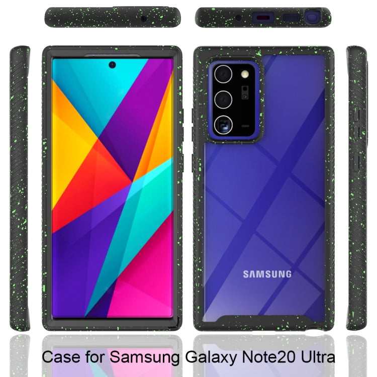 For Samsung Galaxy Note20 Ultra Shockproof Starry Sky PC + TPU Protective Case(Purple)