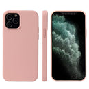 For iPhone 12 / 12 Pro Solid Color Liquid Silicone Shockproof Protective Case(Lavender Grey)