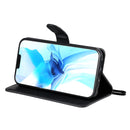 For iPhone 12 / 12 Pro Solid Color Horizontal Flip Protective Leather Case with Holder & Card Slots & Wallet & Photo Frame & Lanyard(Black)