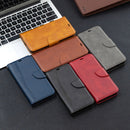 For Xiaomi Redmi 9A Retro Lambskin Texture Pure Color Horizontal Flip PU Leather Case with Holder & Card Slots & Wallet & Lanyard(Blue)