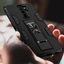 For Xiaomi Redmi Note 8 Pro Soldier Armor Shockproof TPU + PC Magnetic Protective Case with Holder(Blue)