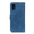 For Samsung Galaxy S20 FE 5G / S20 Fan Edition / S20 Lite KHAZNEH Retro Texture PU + TPU Horizontal Flip Leather Case with Holder & Card Slots & Wallet(Blue)