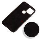 For Google Pixel 5 Pure Color Liquid Silicone Shockproof Full Coverage Case(Black)