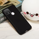 For Google Pixel 5 Pure Color Liquid Silicone Shockproof Full Coverage Case(Black)