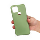 For Google Pixel 5 Pure Color Liquid Silicone Shockproof Full Coverage Case(Green)