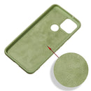 For Google Pixel 5 Pure Color Liquid Silicone Shockproof Full Coverage Case(Green)