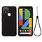 For Google Pixel 4a 5G Pure Color Liquid Silicone Shockproof Full Coverage Case(Black)