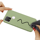For Google Pixel 4a 5G Pure Color Liquid Silicone Shockproof Full Coverage Case(Green)