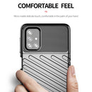 For Samsung Galaxy M31s Thunderbolt Shockproof TPU Protective Soft Case(Black)
