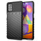 For Samsung Galaxy M31s Thunderbolt Shockproof TPU Protective Soft Case(Black)