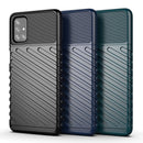 For Samsung Galaxy M31s Thunderbolt Shockproof TPU Protective Soft Case(Black)