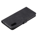 For Xiaomi Redmi 9A Fashion Calf Texture Zipper Horizontal Flip Leather Case with Stand & Card Slots & Wallet Function(Black)