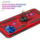 For Motorola Moto G 5G Plus Shockproof TPU + PC Protective Case with 360 Degree Rotating Holder(Black)