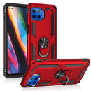 For Motorola Moto G 5G Plus Shockproof TPU + PC Protective Case with 360 Degree Rotating Holder(Silver)