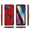For Motorola Moto G 5G Plus Shockproof TPU + PC Protective Case with 360 Degree Rotating Holder(Silver)