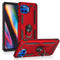 For Motorola Moto G 5G Plus Shockproof TPU + PC Protective Case with 360 Degree Rotating Holder(Red)