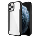 For iPhone 12 mini Iron Man Series Metal PC + TPU Protective Case(Black)