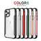For iPhone 12 mini Iron Man Series Metal PC + TPU Protective Case(Black)