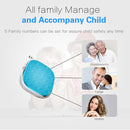 Mini SOS Alarm Voice Monitoring GPS Tracker Children GPS LBS Wifi Real-time Locator(White)