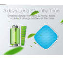 Mini SOS Alarm Voice Monitoring GPS Tracker Children GPS LBS Wifi Real-time Locator(White)