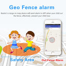 Mini SOS Alarm Voice Monitoring GPS Tracker Children GPS LBS Wifi Real-time Locator(White)