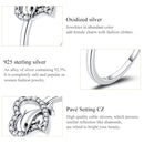 S925 Sterling Silver Dolphin Genie Women Open Ring Jewelry, Size:6