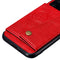 For iPhone 12 Pro Max Leather Protective Case with Holder & Card Slots(Red)