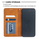 For iPhone 12 / 12 Pro Rhombus Texture Horizontal Flip Magnetic Leather Case with Holder & Card Slots(Yellow)