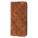 For Huawei Honor 9X Lite Lucky Flowers Embossing Pattern Magnetic Horizontal Flip Leather Case with Holder & Card Slots(Yellow Brown)